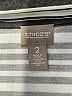 Chico's Stripes Gray Casual Dress Size Lg (2) - photo 7