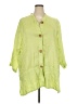 Caroline Rose Green 3/4 Sleeve Button-Down Shirt Size 3X - photo 1