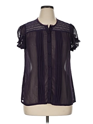 Xhilaration Short Sleeve Blouse (view 1)