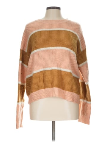 Hem & Thread Pullover Sweater (view 1)