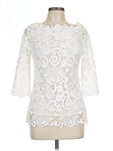 Magnifique Maroquinerie 3/4 Sleeve Blouse (view 1)
