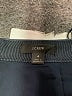 J.Crew 100% Polyester Solid Blue Faux Leather Skirt Size 4 - photo 4