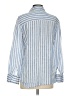 H&M Stripes Blue Long Sleeve Button-Down Shirt Size XS - photo 2