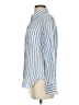 H&M Stripes Blue Long Sleeve Button-Down Shirt Size XS - photo 5