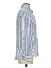 H&M Stripes Blue Long Sleeve Button-Down Shirt Size XS - photo 4