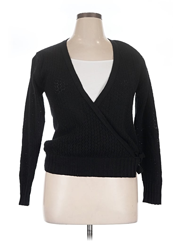 Pre-owned Brora Cashmere Cardigan Sweater In Black
