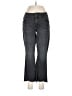 CAbi Chevron-herringbone Gray Jeans Size 6 - photo 1
