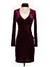 Bardot 100% Polyester Burgundy Cocktail Dress Size 4 - photo 1