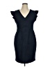 DKNY Solid Blue Cocktail Dress Size 14 - photo 1