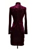 Bardot 100% Polyester Burgundy Cocktail Dress Size 4 - photo 2
