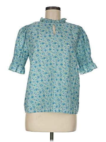 Liberty Art Fabrics for J.Crew Short Sleeve Blouse (view 1)