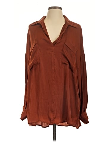 Free People Long Sleeve Blouse (view 1)