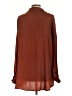Free People 100% Polyester Brown Long Sleeve Blouse Size L - photo 2