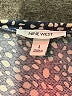 Nine West Print Blue Casual Dress Size L - photo 7