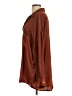 Free People 100% Polyester Brown Long Sleeve Blouse Size L - photo 5