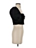 Zara 100% Cotton Black Short Sleeve Top Size S - photo 4