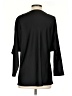 Lord & Taylor 100% Polyester Black 3/4 Sleeve Top Size S - photo 2