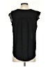 Ann Taylor LOFT Outlet 100% Polyester Black Sleeveless Blouse Size S - photo 2