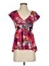 Weston 100% Nylon Pink Short Sleeve Blouse Size XS - photo 1