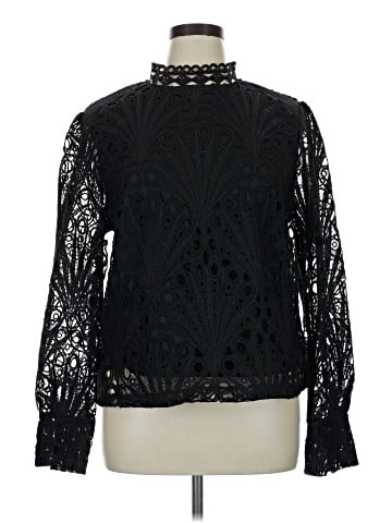 Ultra Pink Long Sleeve Blouse (view 1)