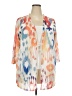 Chico's 100% Polyester Orange Cardigan Size XXL (4) - photo 1