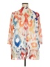 Chico's 100% Polyester Orange Cardigan Size XXL (4) - photo 2