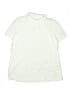 Lands' End 100% Polyester Ivory Short Sleeve Polo Size 14 - 16 - photo 1