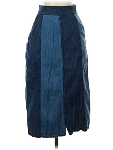 Akris Punto Denim Skirt (view 1)