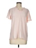41Hawthorn 100% Polyester Pink Short Sleeve Blouse Size M - photo 1