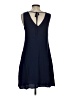 Gap Solid Blue Casual Dress Size XS - photo 2