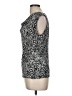 Jennie & Marlis Silver Sleeveless Blouse Size M - photo 5