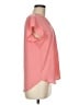 41Hawthorn 100% Polyester Pink Short Sleeve Blouse Size M - photo 4