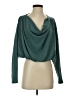 Out From Under Teal 3/4 Sleeve Turtleneck Size S - photo 1
