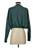 Out From Under Teal 3/4 Sleeve Turtleneck Size S - photo 2