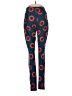 Unbranded Hearts Blue Leggings Size S - photo 2