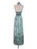 BCBGMAXAZRIA Graphic Teal Cocktail Dress Size S - photo 2