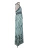 BCBGMAXAZRIA Graphic Teal Cocktail Dress Size S - photo 4