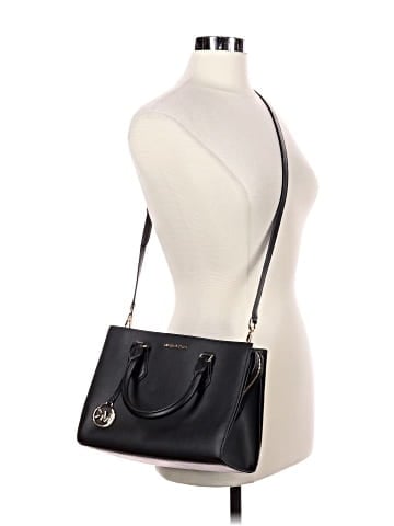 MICHAEL Michael Kors Leather Satchel (view 2)