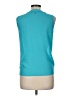 Zac & Rachel 100% Polyester Teal Sleeveless Blouse Size M - photo 2