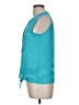 Zac & Rachel 100% Polyester Teal Sleeveless Blouse Size M - photo 5