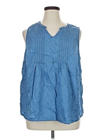 Croft & Barrow Sleeveless Blouse (view 1)