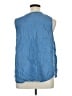 Croft & Barrow 100% Lyocell Blue Sleeveless Blouse Size 1X - photo 2