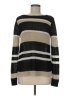 Ann Taylor Stripes Black Pullover Sweater Size M - photo 1