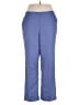 Alfred Dunner 100% Polyester Solid Blue Casual Pants Size 16 - photo 1
