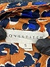 Lovestitch Animal Print Blue Long Sleeve Blouse Size S - photo 7