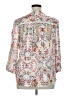 Caffé Marrakesh 100% Rayon Floral Ivory 3/4 Sleeve Blouse Size XL - photo 2