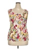 Notations 100% Polyester Yellow Sleeveless Blouse Size 2X - photo 1