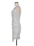 Mind Code Stripes White Cocktail Dress Size M - photo 5