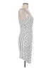 Mind Code Stripes White Cocktail Dress Size M - photo 4
