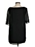 Tildon 100% Polyester Black Short Sleeve Blouse Size XS - photo 2